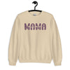 Mama - Sand and Heather Purple Sweatshirt