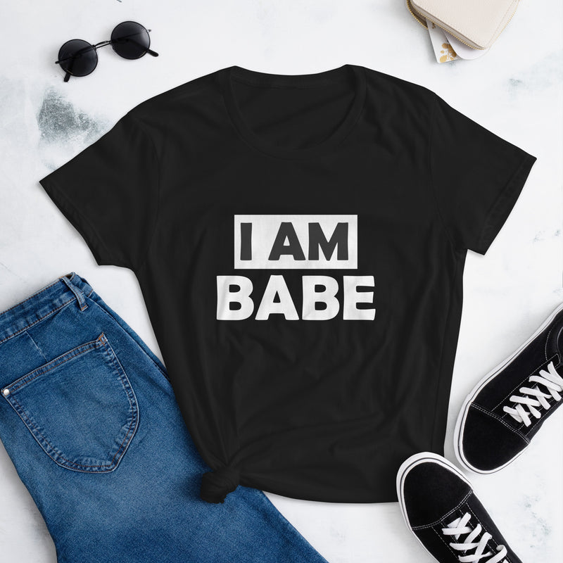 I Am Babe Matching Couples Tshirts - Hers