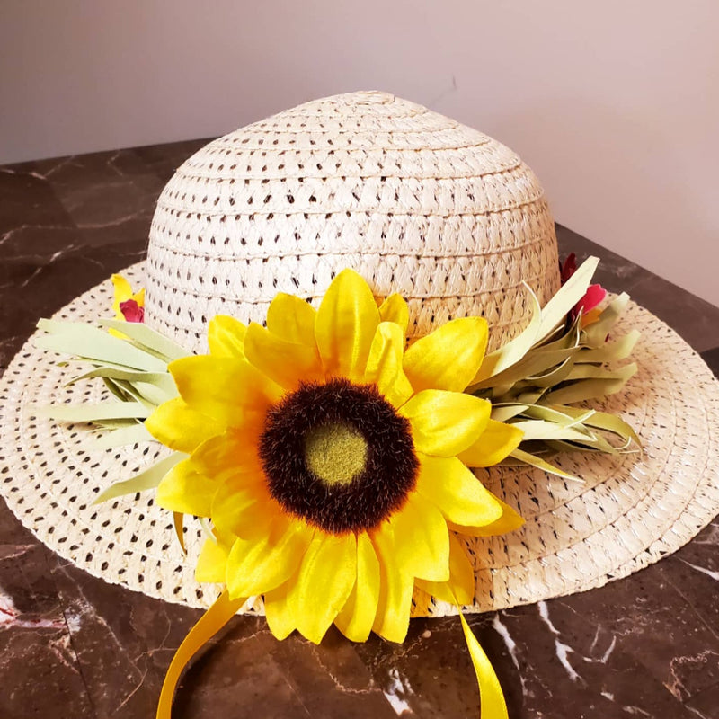 Wide Brim Sunflower Hat – Prim & Saucy Boutique